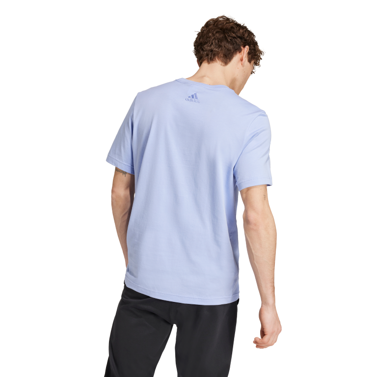 Essentials Single Jersey Linear Embroidered Logo T-Shirt 2XL / Blue Spark
