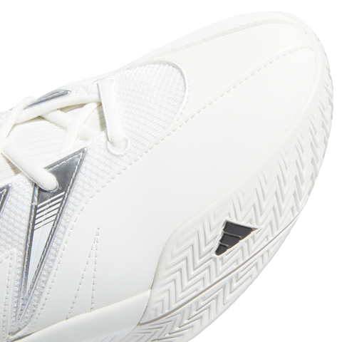 Lillard Dame Certified 2 Low Trainers 4 / Core White/Core Black/Silver Met.