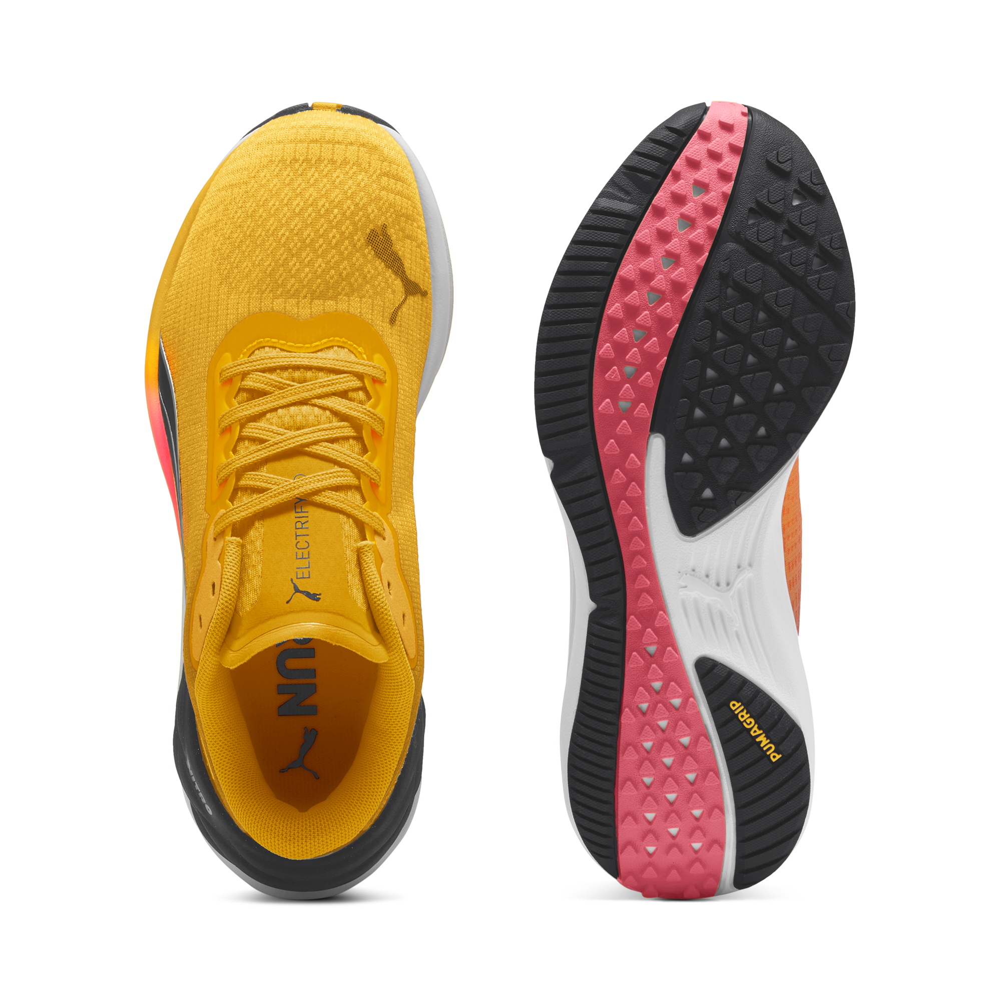 Electrify NITRO 3 Fade Jr 4 / Sun Stream-Sunset Glow-PUMA White