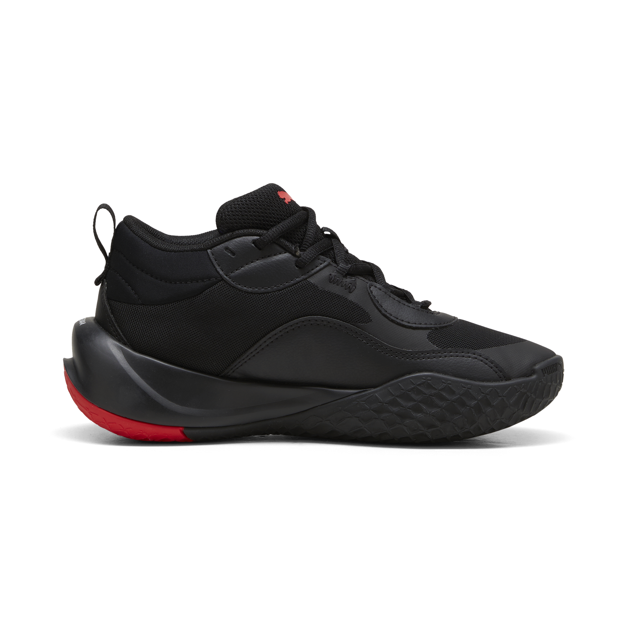 Playmaker Pro JR 4 / PUMA Black-For All Time Red