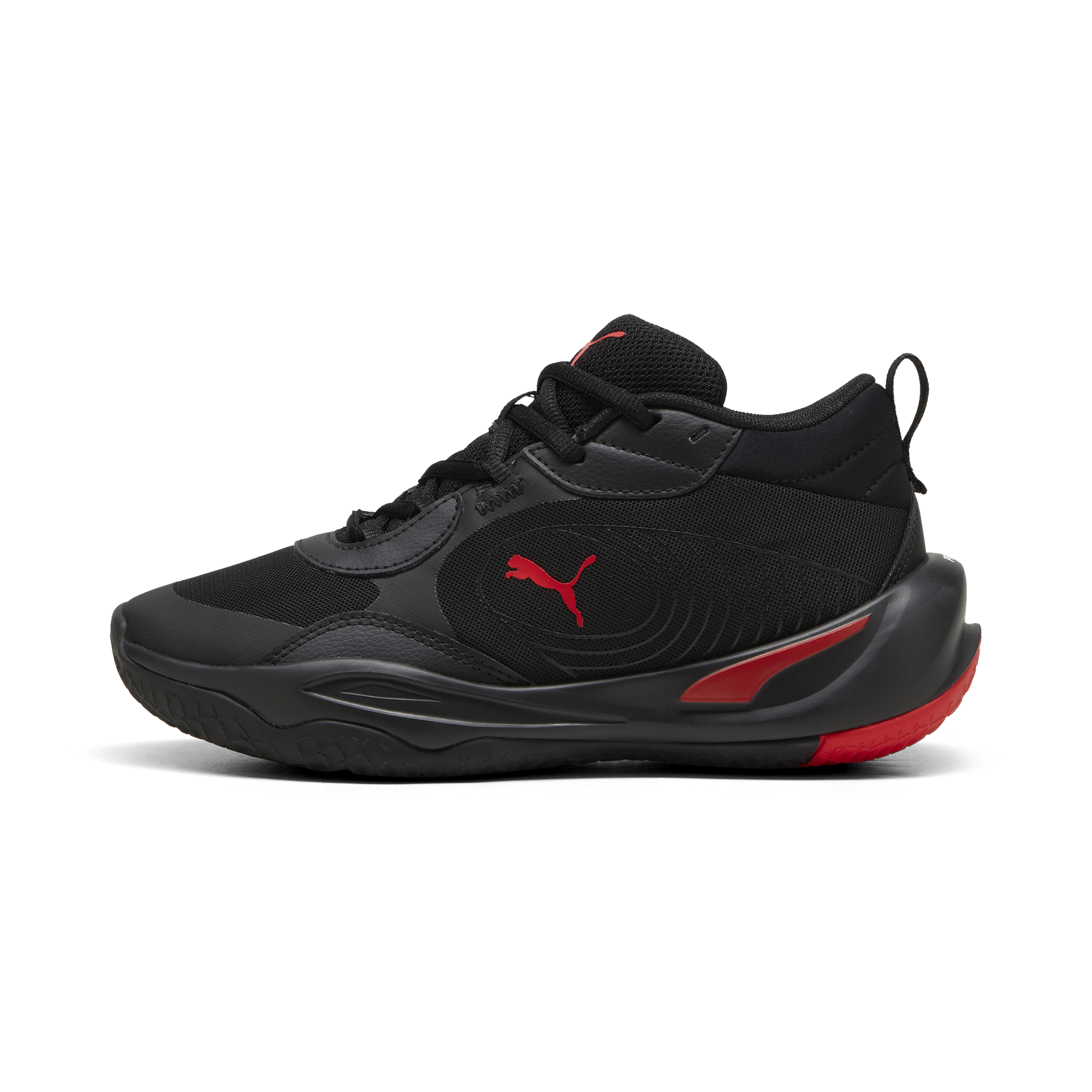 Playmaker Pro JR 4 / PUMA Black-For All Time Red