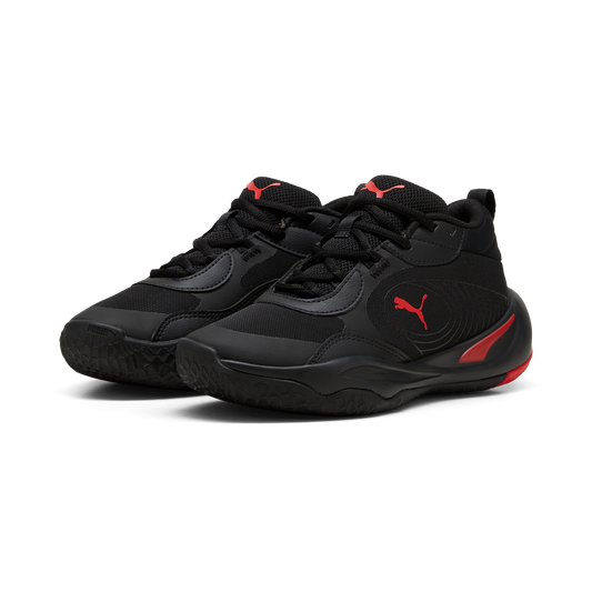 Playmaker Pro JR 4 / PUMA Black-For All Time Red