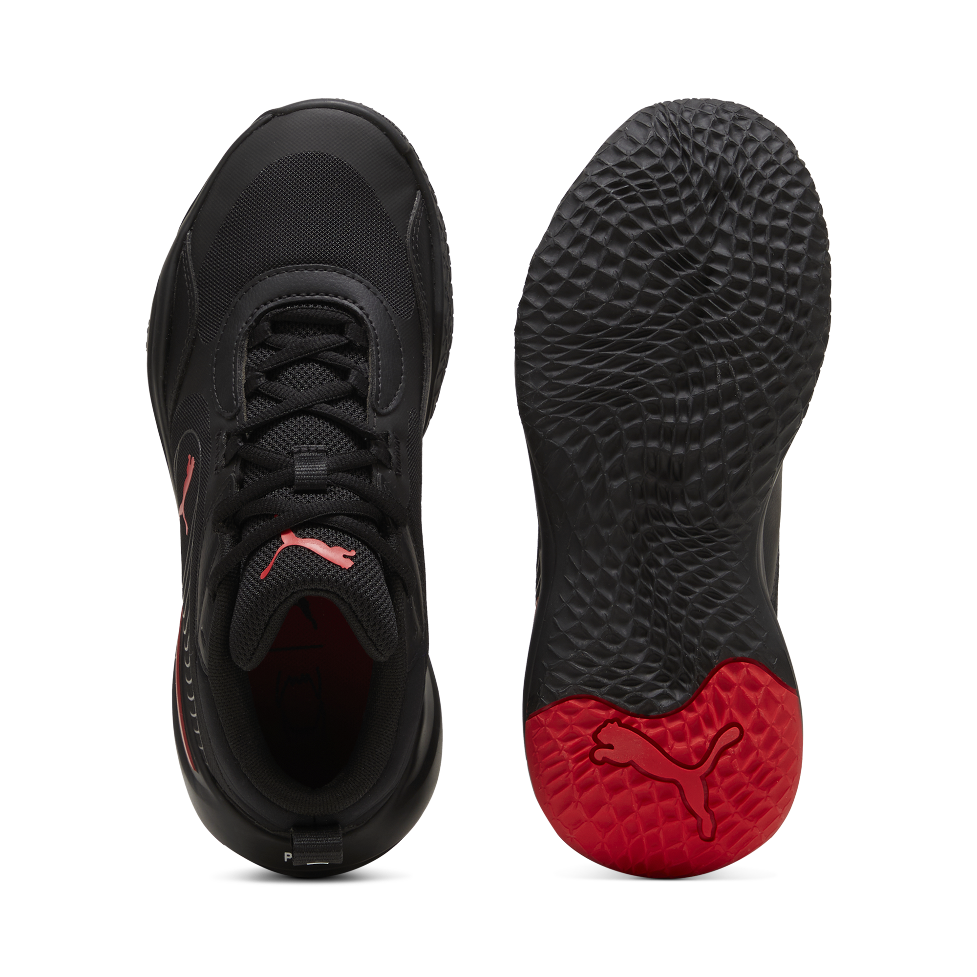 Playmaker Pro JR 4 / PUMA Black-For All Time Red