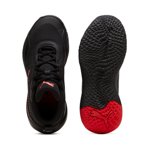 Playmaker Pro JR 4 / PUMA Black-For All Time Red