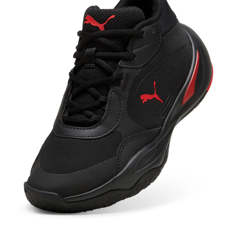 Playmaker Pro JR 4 / PUMA Black-For All Time Red