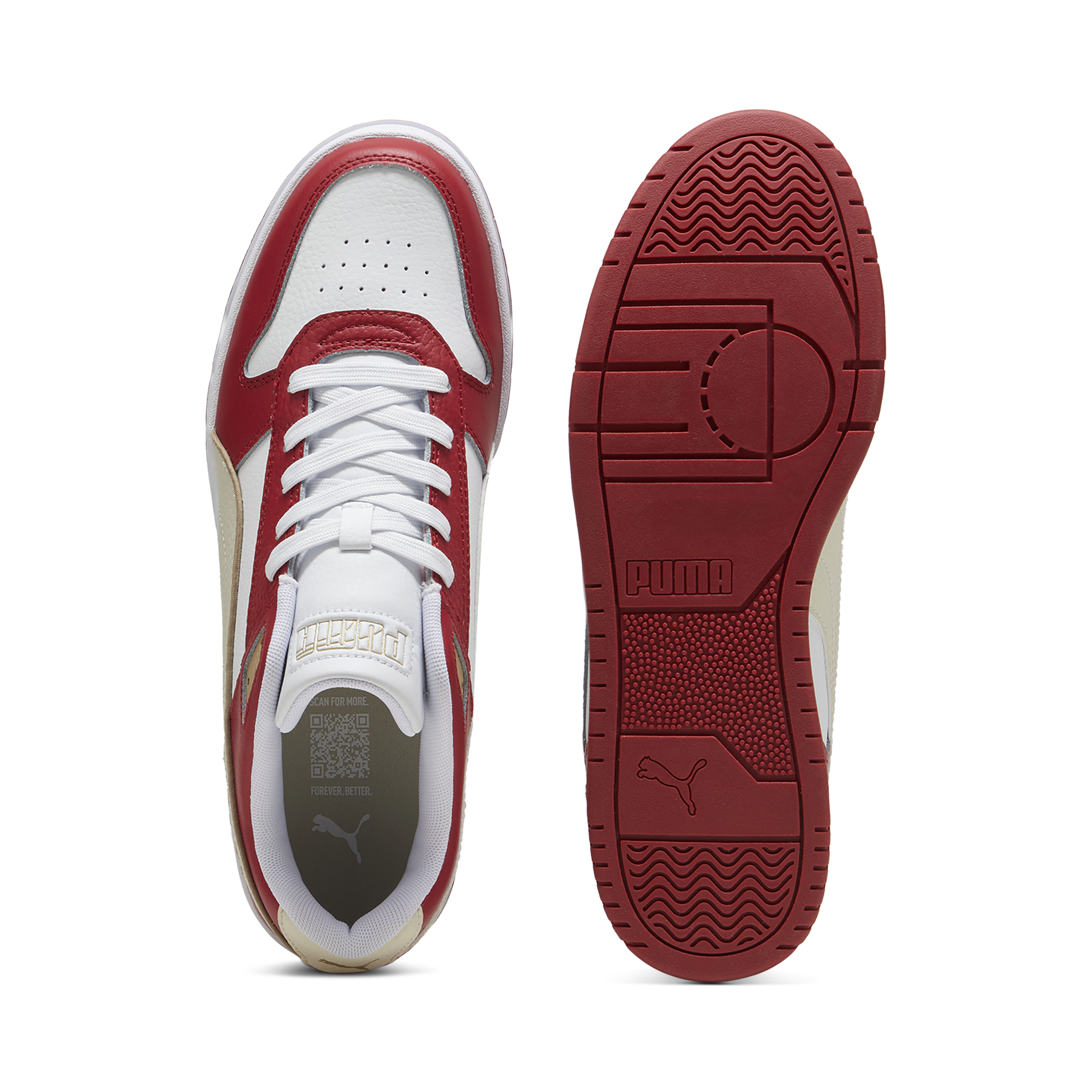 RBD Game Low 4 / Puma White/Club Red/Alpine Snow