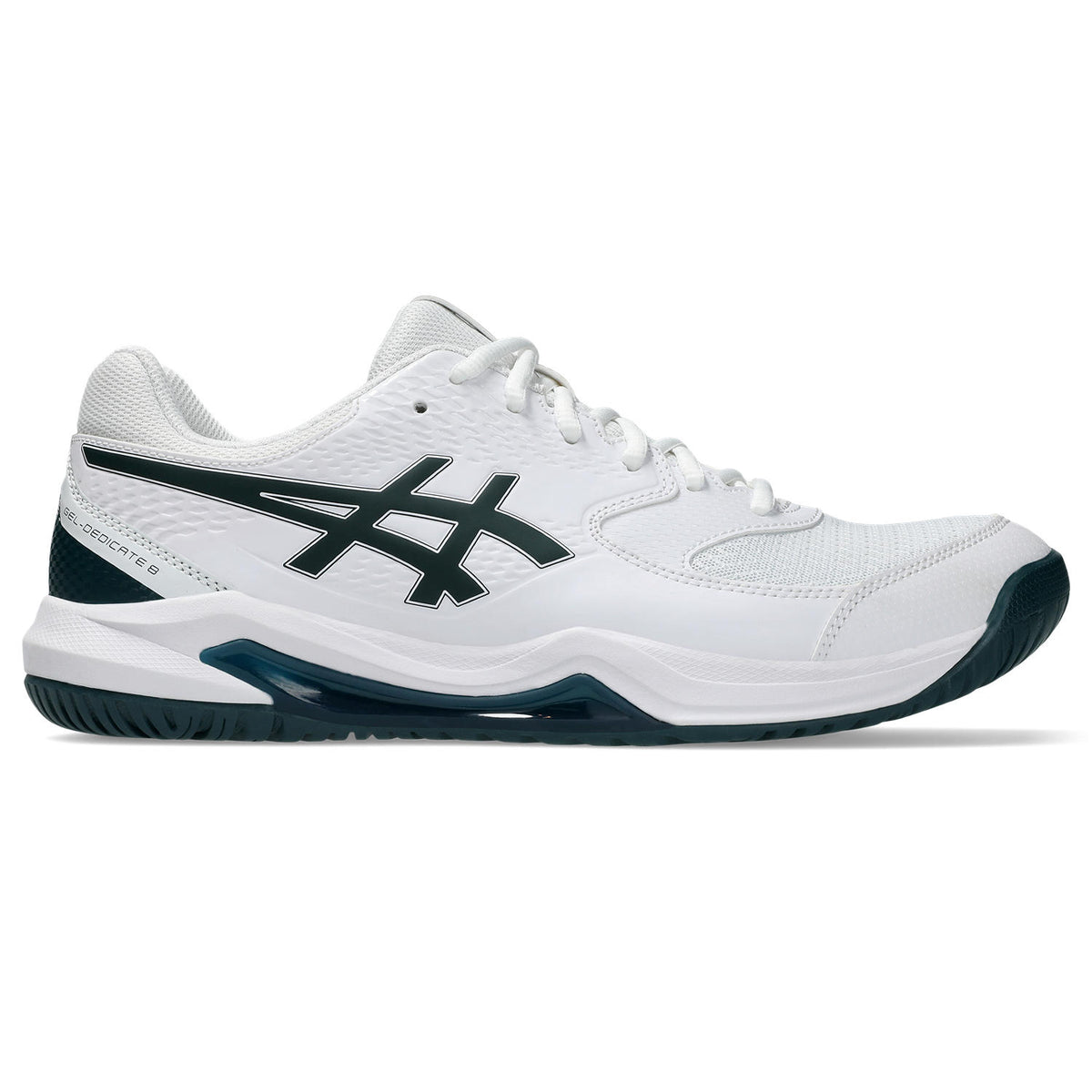GEL-DEDICATE 8 (HARDCOURT) 9 / White/Saxon Green