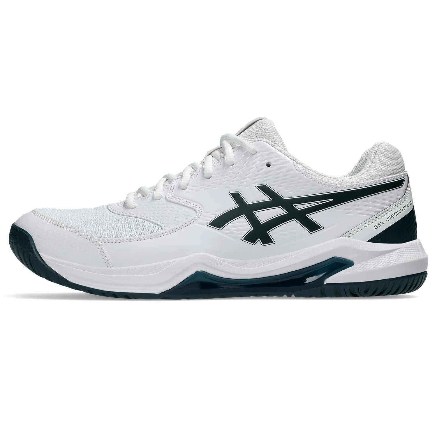 GEL-DEDICATE 8 (HARDCOURT) 9 / White/Saxon Green