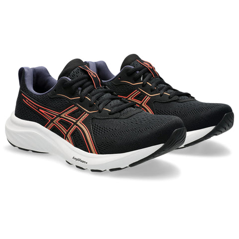 GEL-CONTEND 9 WOMENS 6H / Black/Coral Reef