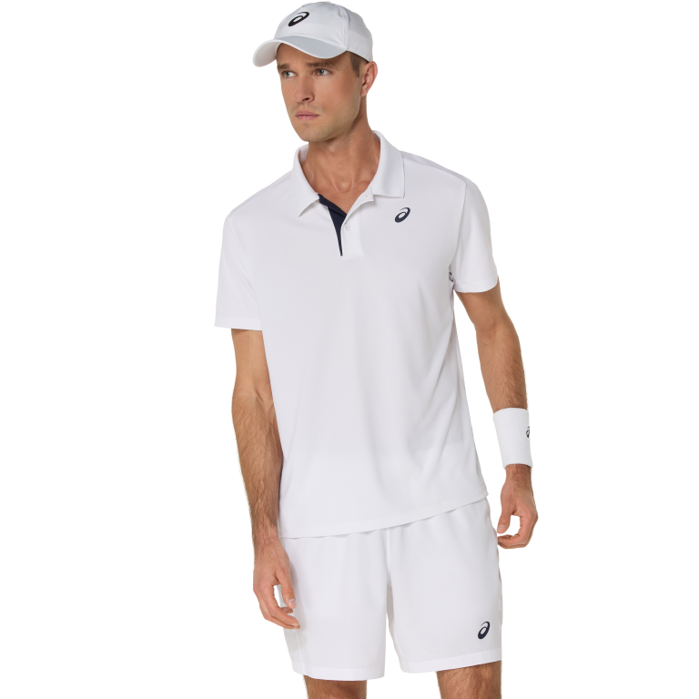 COURT POLO L / Brilliant White