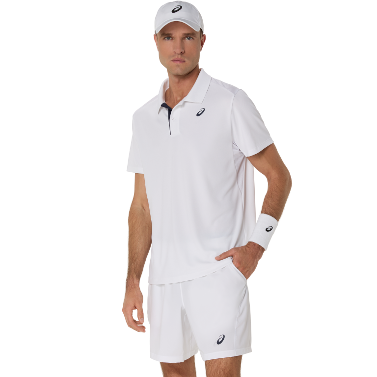 COURT POLO L / Brilliant White