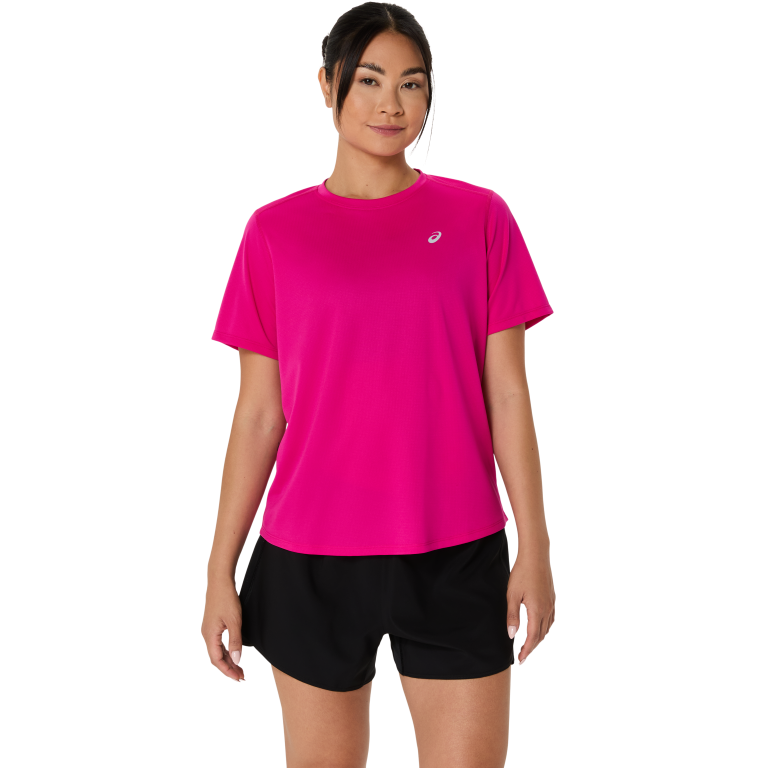 ASICS SILVER SS TOP XS / Pink Rave