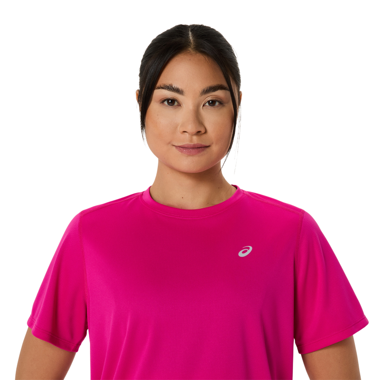 ASICS SILVER SS TOP XS / Pink Rave