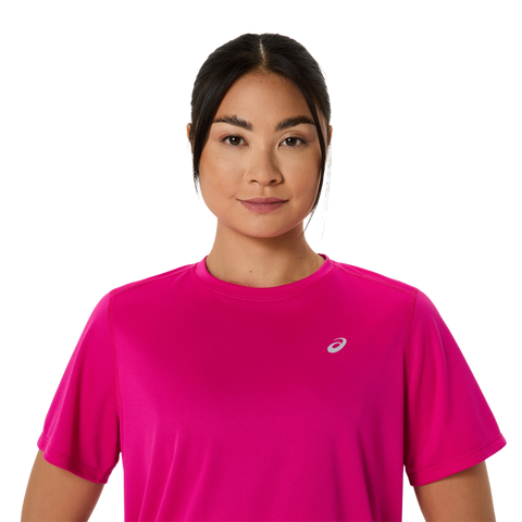 ASICS SILVER SS TOP XS / Pink Rave