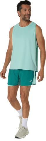 ASICS SILVER SINGLET L / Oasis Green