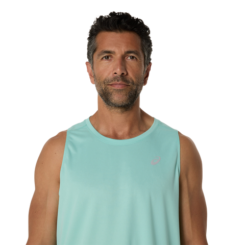 ASICS SILVER SINGLET L / Oasis Green