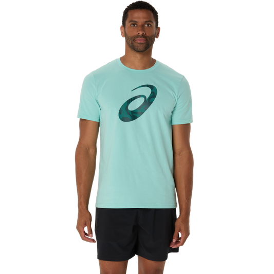 SPIRAL LOGO GRAPHIC COTTON BLEND TEE 2XL / Oasis Green
