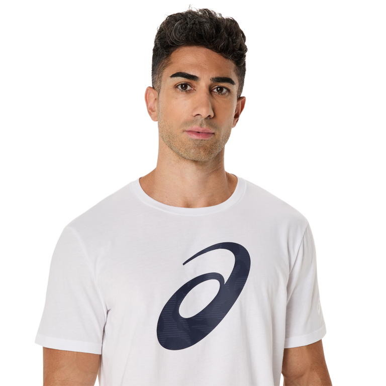 SPIRAL LOGO GRAPHIC COTTON BLEND TEE XL / Brilliant White