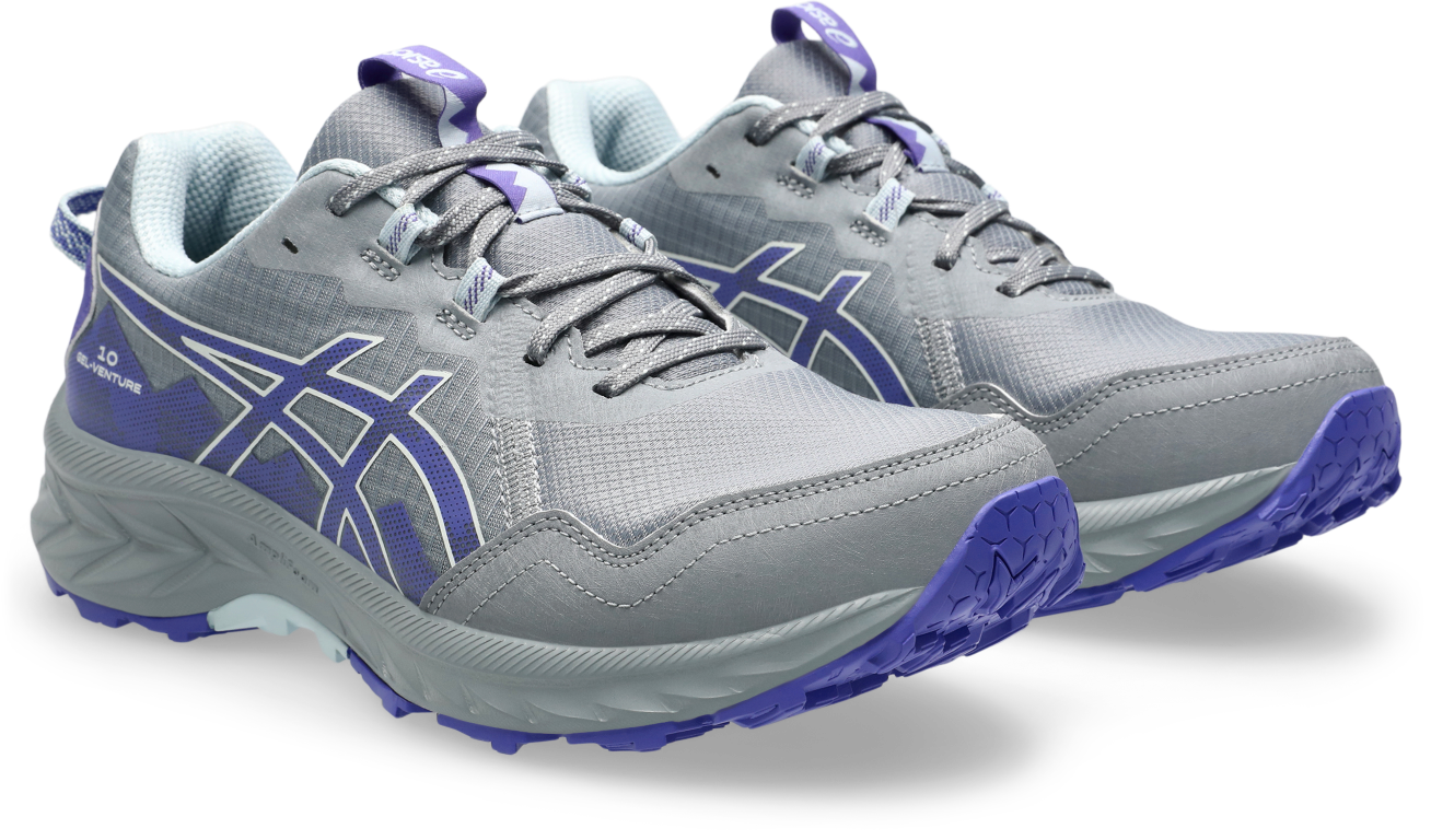 GEL-VENTURE 10 WOMENS (D) 8 / Gravel/Blue Violet