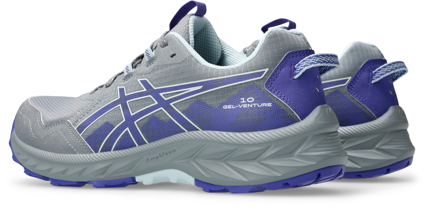 GEL-VENTURE 10 WOMENS (D) 8 / Gravel/Blue Violet