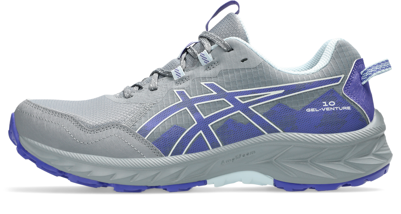 GEL-VENTURE 10 WOMENS (D) 8 / Gravel/Blue Violet