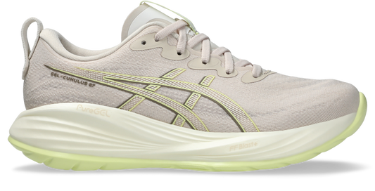 GEL-CUMULUS 27 WOMENS (D) 10 / Mineral Beige/Huddle Yellow