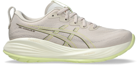 GEL-CUMULUS 27 WOMENS (D) 10 / Mineral Beige/Huddle Yellow