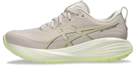 GEL-CUMULUS 27 WOMENS (D) 10 / Mineral Beige/Huddle Yellow