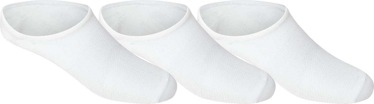 PACE INVISIBLE SOCKS 3 PK 4-8 / Brilliant White