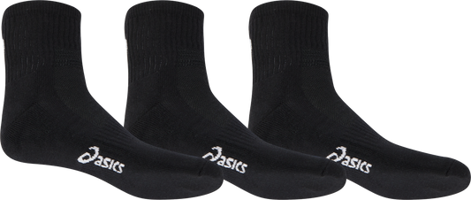 PACE QTR SOCK 3 PK 4-8 / Performance Black