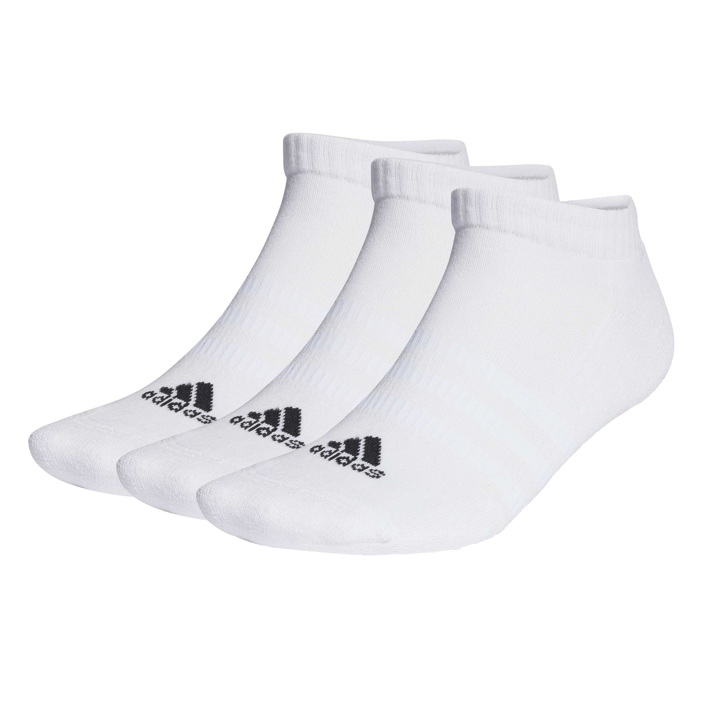CUSHIONED SPORTSWEAR LOW CUT SOCKS 3 PAIR PACK White / Black / L