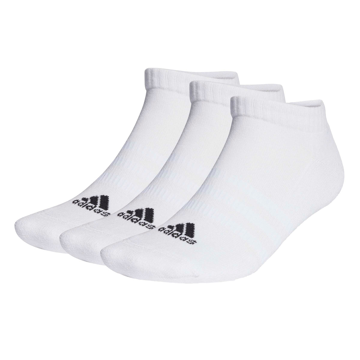 CUSHIONED SPORTSWEAR LOW CUT SOCKS 3 PAIR PACK White / Black / L