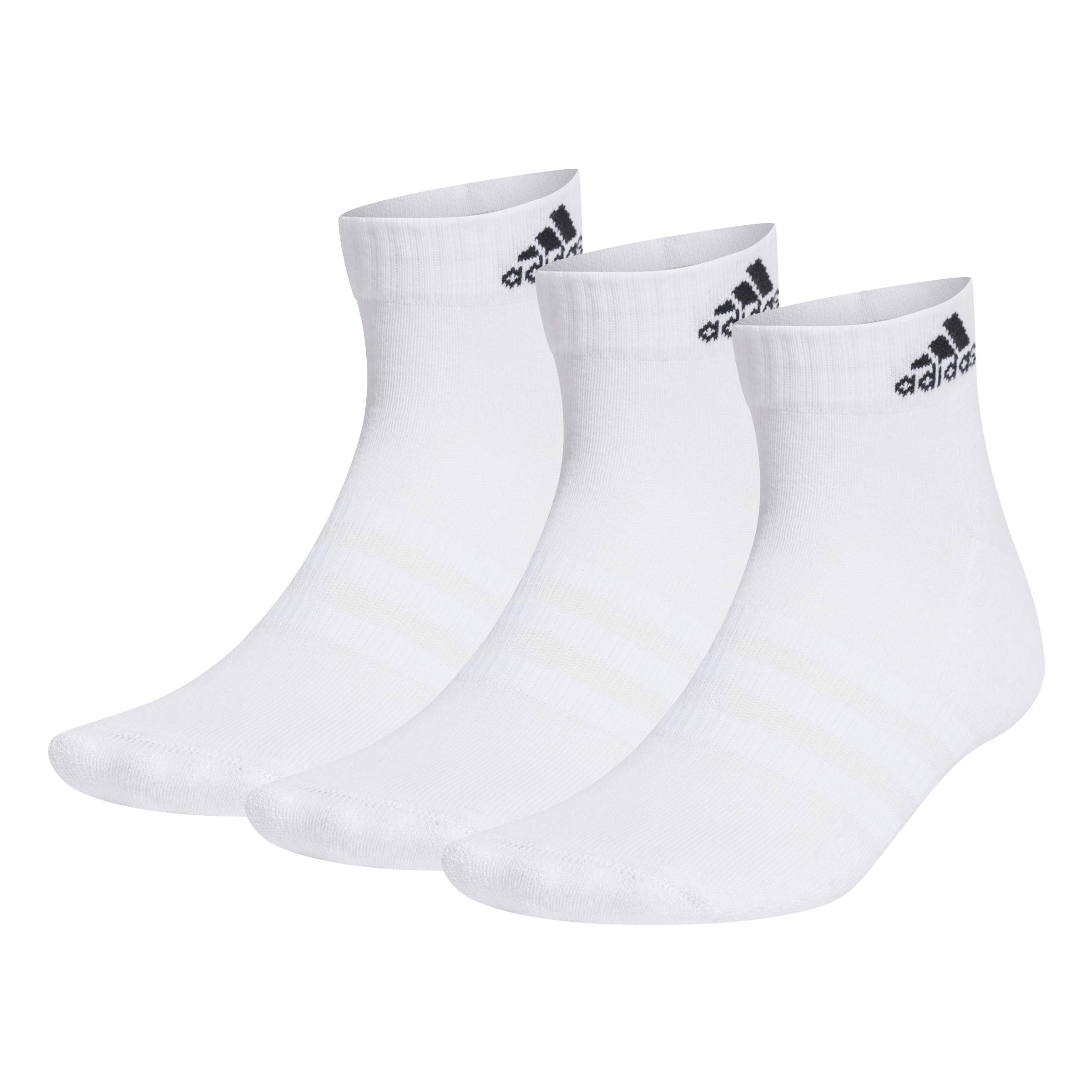 CUSHIONED SPORTSWEAR ANKLE SOCKS 3 PAIR PACK White / Black / M