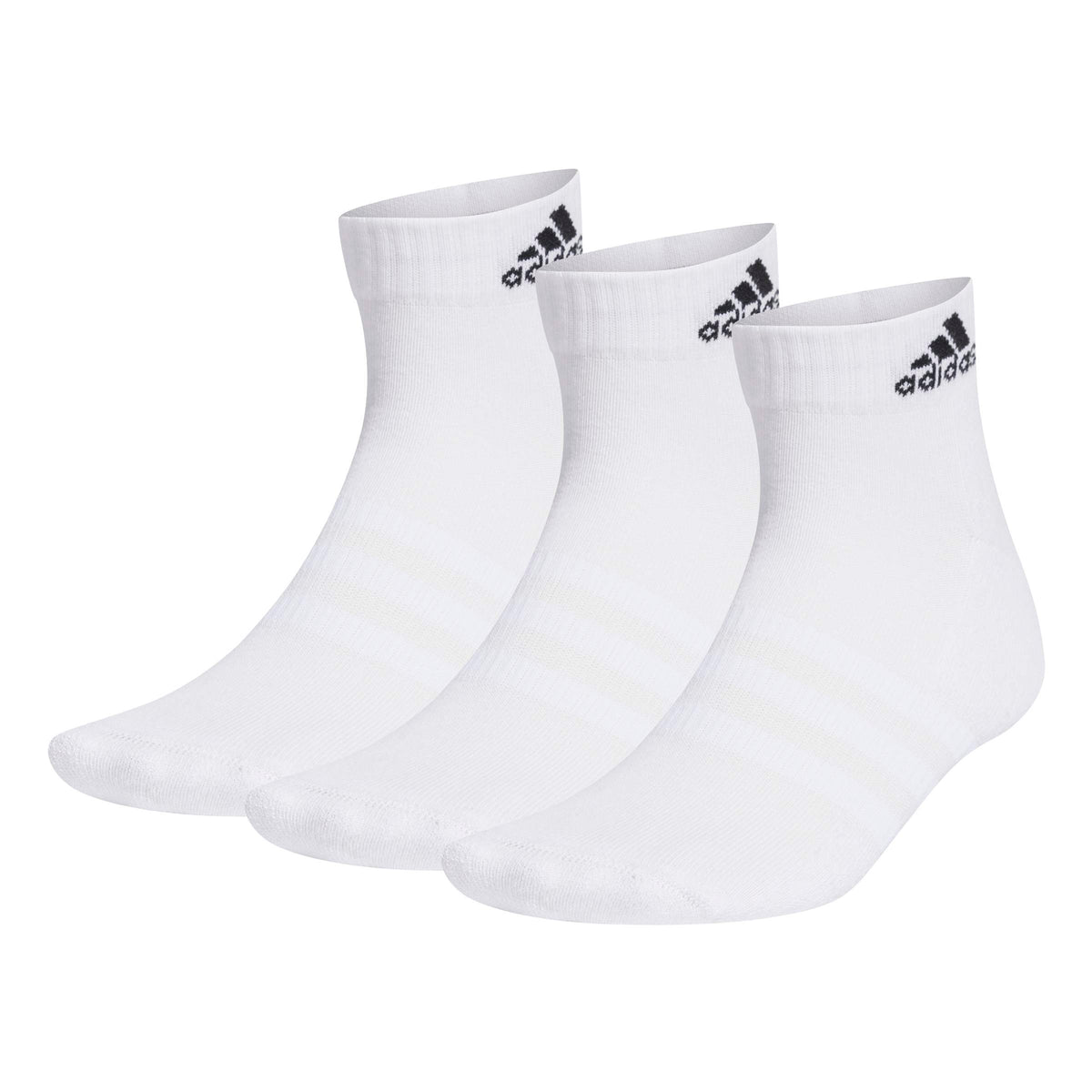 CUSHIONED SPORTSWEAR ANKLE SOCKS 3 PAIR PACK White / Black / M