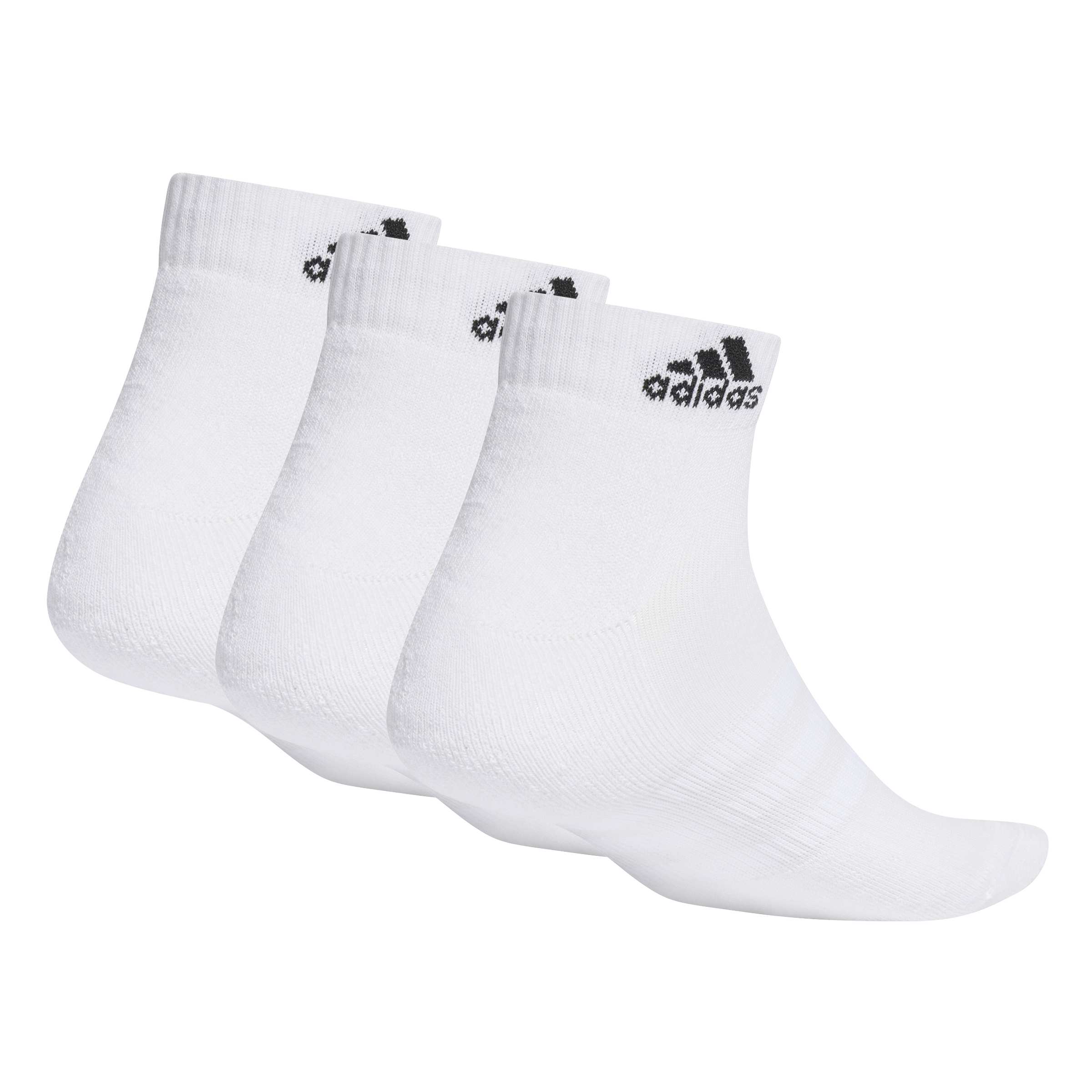 CUSHIONED SPORTSWEAR ANKLE SOCKS 3 PAIR PACK White / Black / M