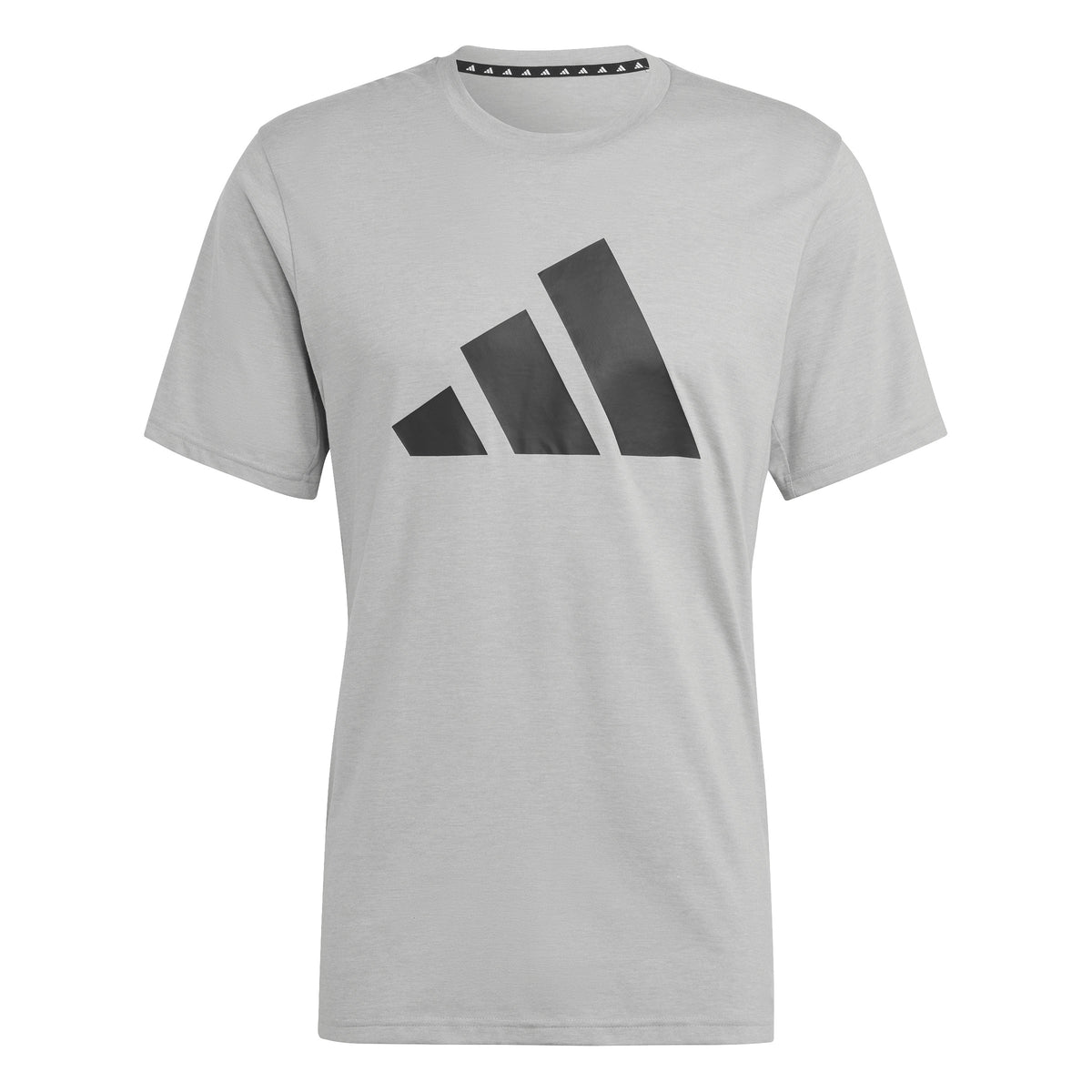Train Essentials Feelready Logo Training T-Shirt Medium Grey Heather / Black / S