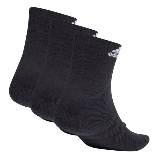 CUSHIONED SPORTSWEAR ANKLE SOCKS 3 PAIR PACK Black / White / L