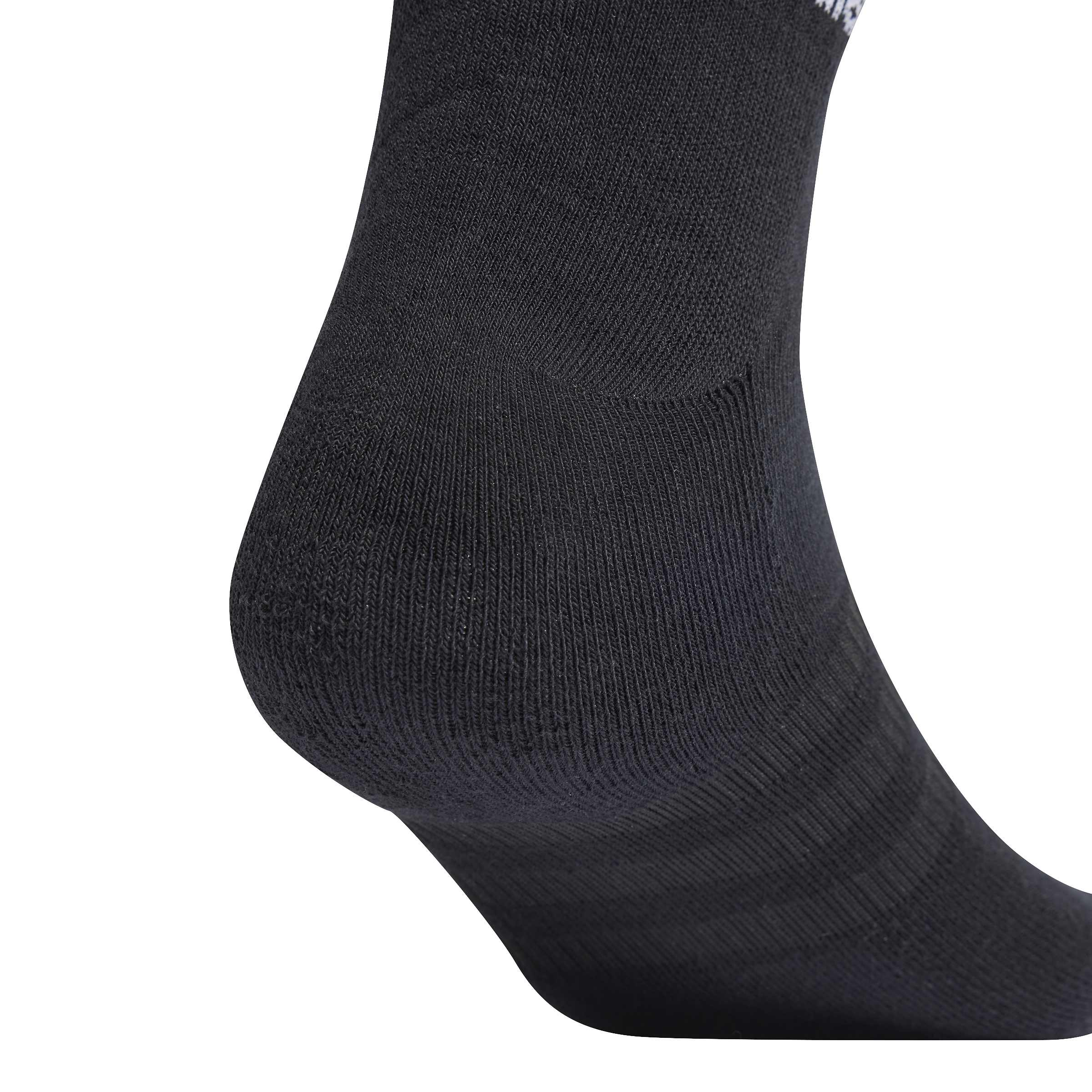 CUSHIONED SPORTSWEAR ANKLE SOCKS 3 PAIR PACK Black / White / L