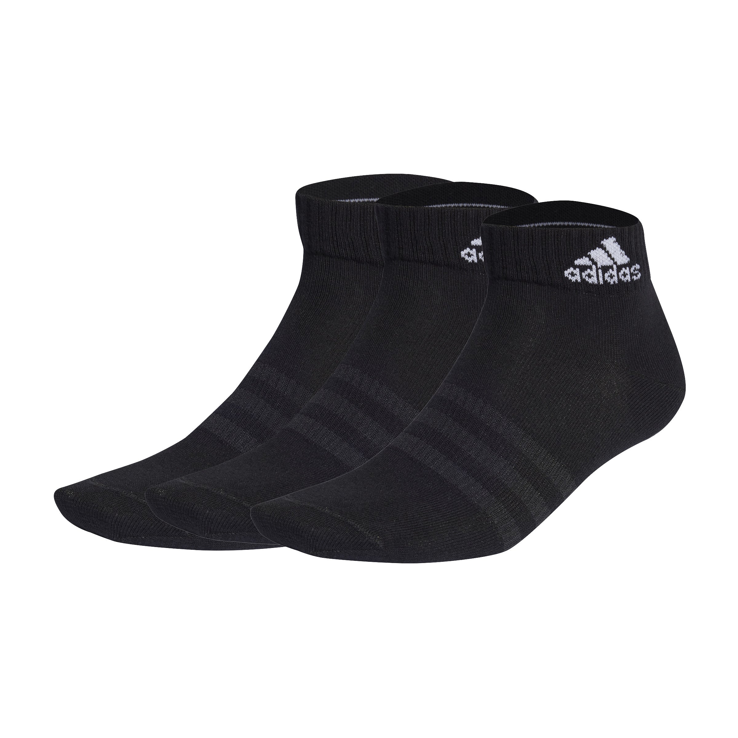 THIN&LIGHT SPORTSWEAR ANKLE SOCKS 3 PAIR PACK Black / White / L
