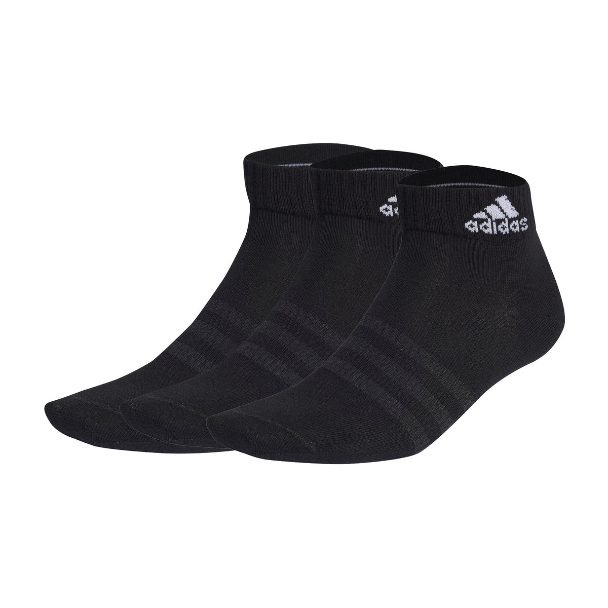 THIN&LIGHT SPORTSWEAR ANKLE SOCKS 3 PAIR PACK Black / White / L