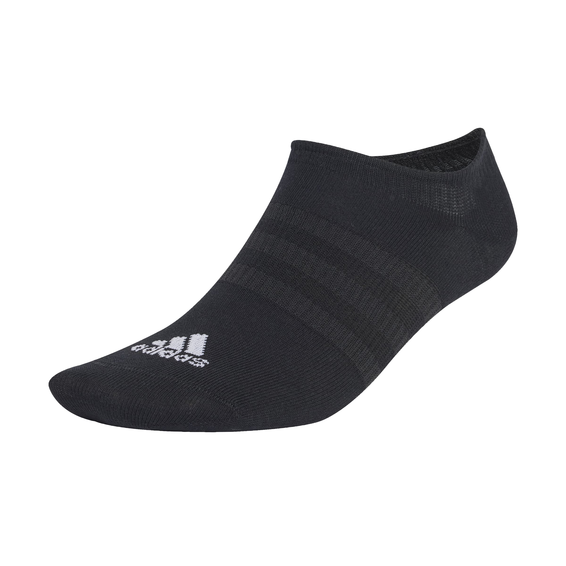 THIN&LIGHT SPORTSWEAR NO SHOW SOCKS 3 PAIR PACK Black / White / L