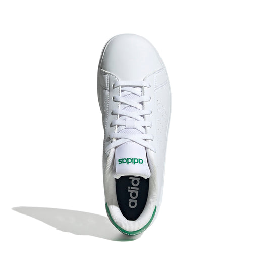 ADVANTAGE BASE 2.0 SHOES JUNIOR Ftwr White / Ftwr White / Green / 4