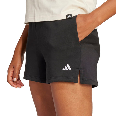 ESSENTIALS SMALL LOGO FEEL COZY SHORTS Black / White / 2XL