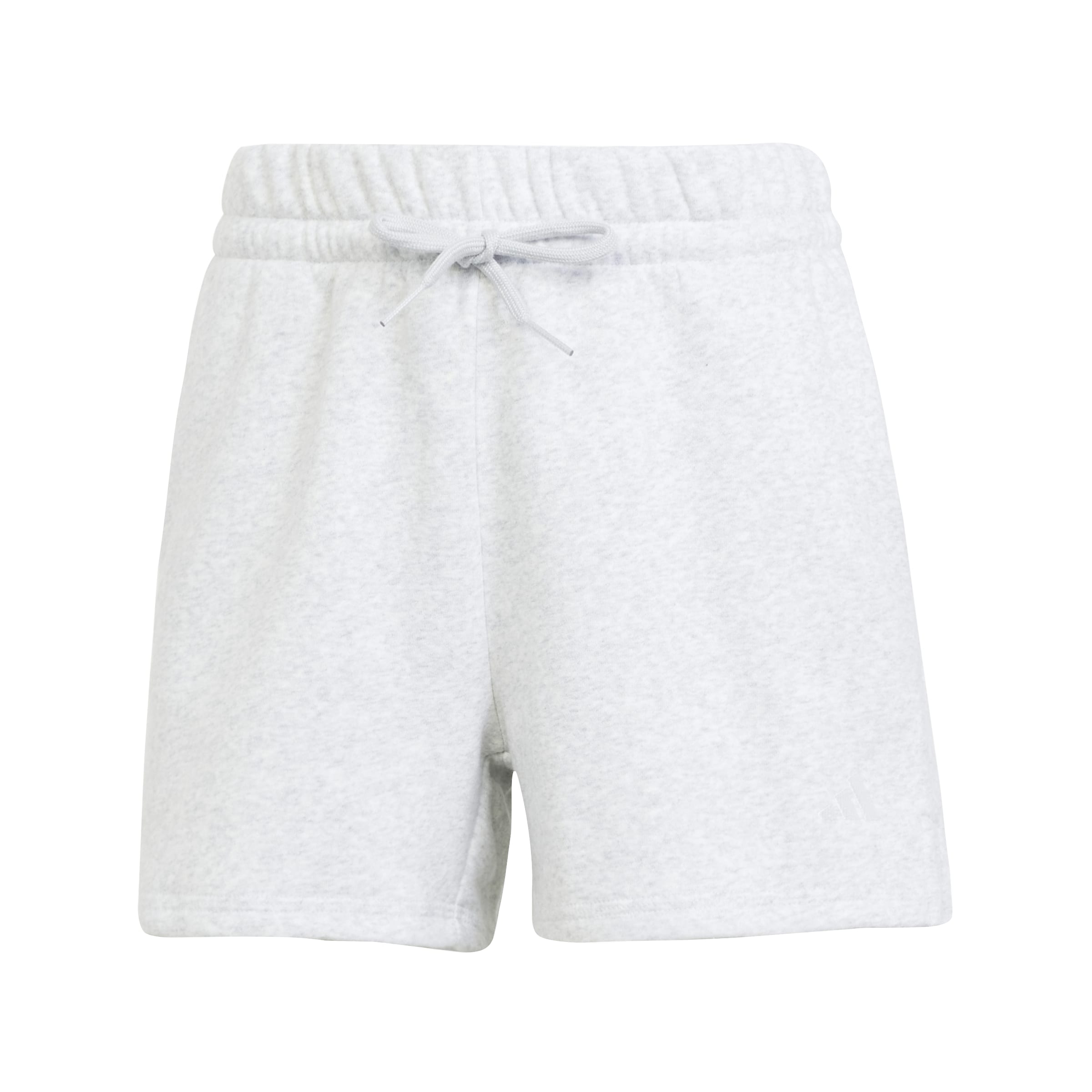 ESSENTIALS SMALL LOGO FEEL COZY SHORTS Light Grey Heather / White / XL