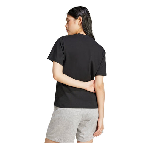 ESSENTIALS SMALL LOGO COTTON T-SHIRT Black / White / S