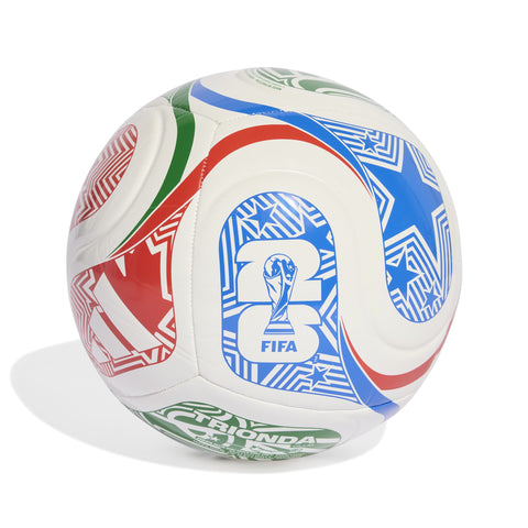 WORLD CUP 26 TRIONDA CLUB BALL White / Vivid Red / Glory Blue / Green / 3