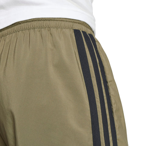 ESSENTIALS THREE STRIPES CHELSEA SHORTS Olive Strata / Black / 2XL