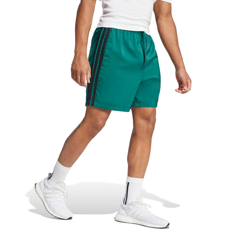 ESSENTIALS THREE STRIPES CHELSEA SHORTS Collegiate Green / Black / 2XL