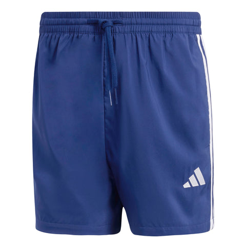 ESSENTIALS THREE STRIPES CHELSEA SHORTS 5IN Dark Blue / White / 3XL