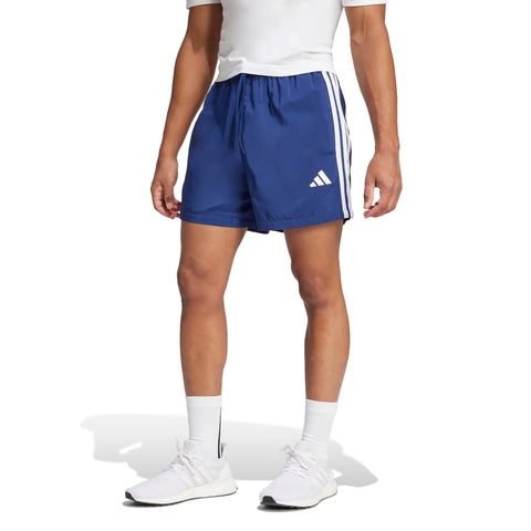 ESSENTIALS THREE STRIPES CHELSEA SHORTS 5IN Dark Blue / White / 3XL